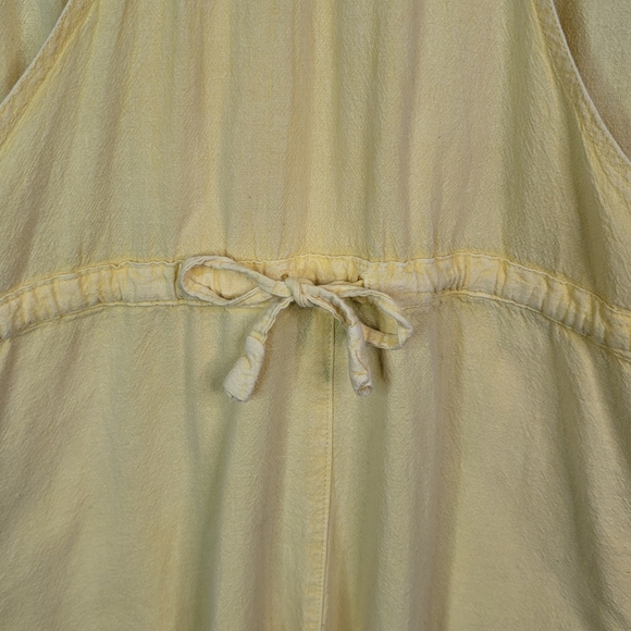 Sacred Threads Yellow Spring Time Boho Romper Overalls Women's M/L - Picture 12 of 15